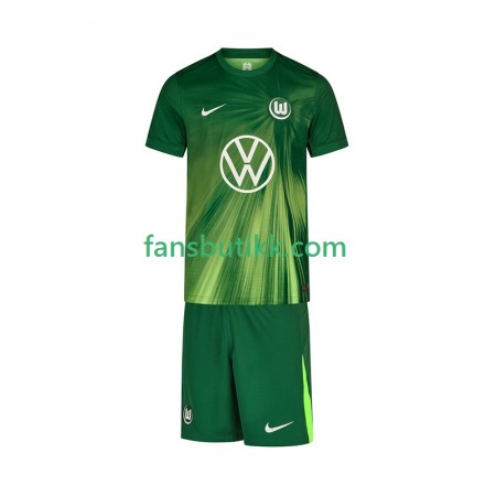 Fotballdrakt VfL Wolfsburg Barn Hjemmetrøye 2025-2026 Kortermet
